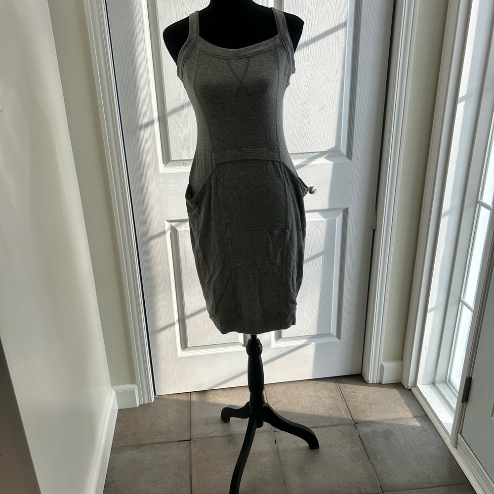 Gray Sleeveless Dress